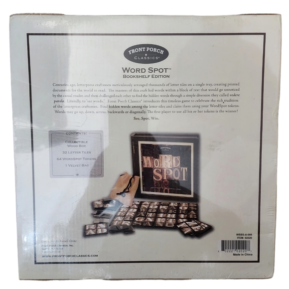 Front Porch Classics wordspot Game. - Picture 3 of 3